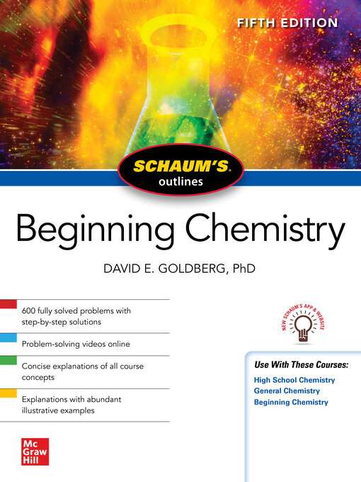 Title details for Schaum's Outline of Beginning Chemistry by David E. Goldberg - Wait list